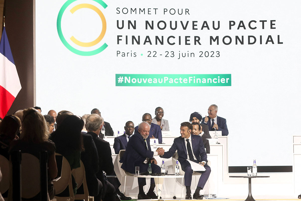Sommet pour un nouveau pacte financier mondial, Crédit Lemouton / Pool/SIPA