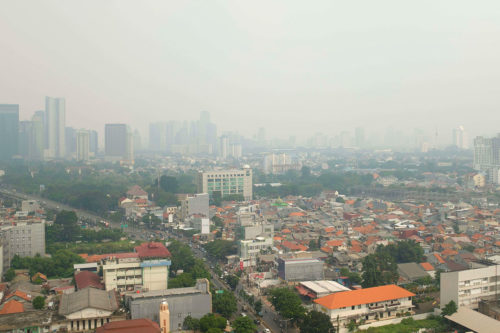 Jakarta, capitale de l'Indonésie, photographiée en 2022. Crédit Asyraf Rasid/Shutterstock/SIPA