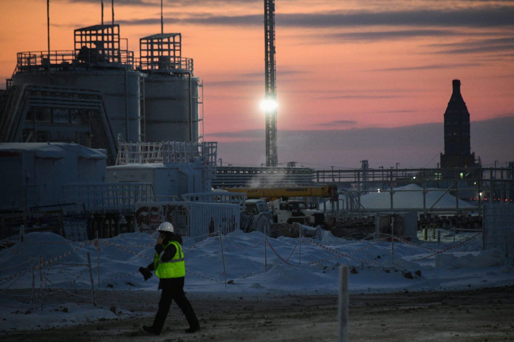 Le Projet gazier russe « Arctic LNG 2 »  dans le nord-ouest de la Sibérie dont le premier approvisionnement en GNL est prévu pour 2023