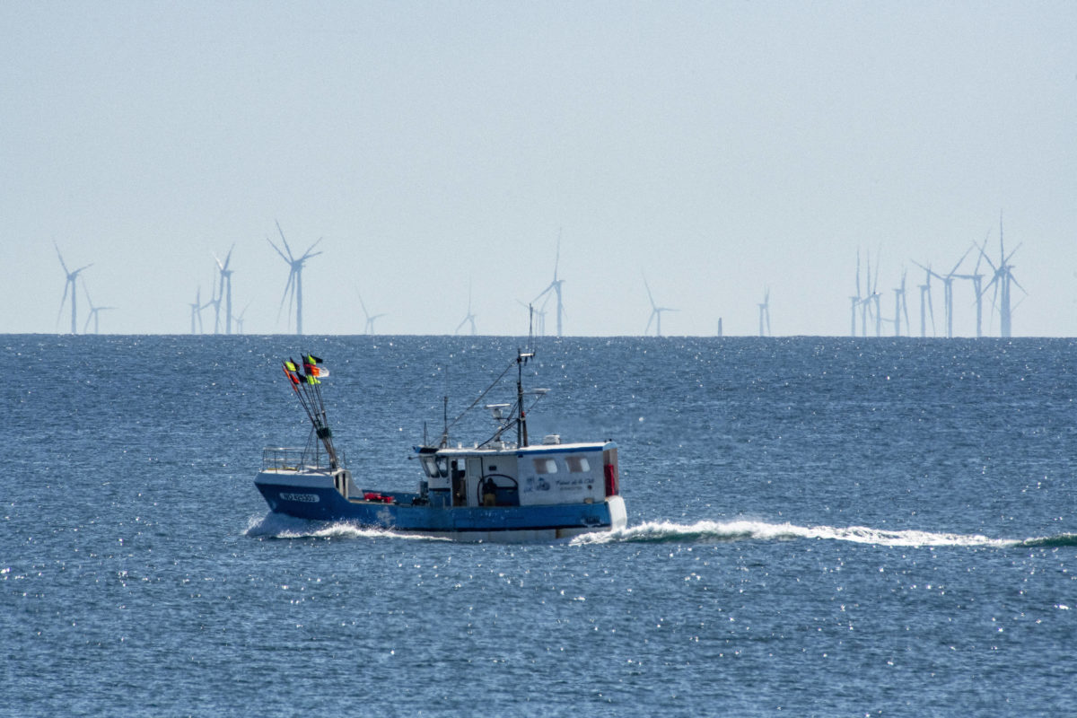 Éoliennes au large de Belle-Île