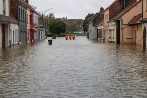 Inondation dans le Pas-de-Calais, Crédit DENIS CHARLET / AFP