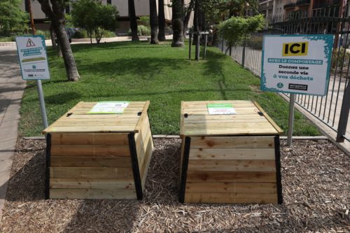 Site de compostage collectif a Nice