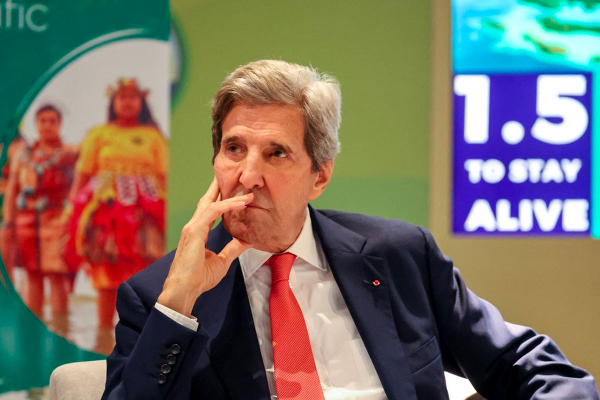 John Kerry à Dubaï, Crédit AFP