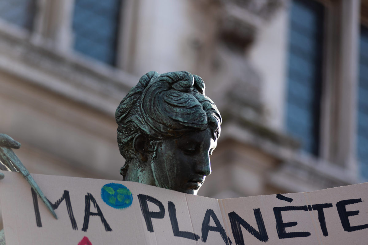 Manifestation à Paris pour le climat