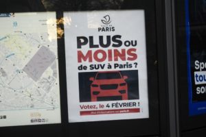 Pollution : les SUV dans le viseur de la mairie de Paris