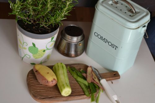 Compost dans une cuisine