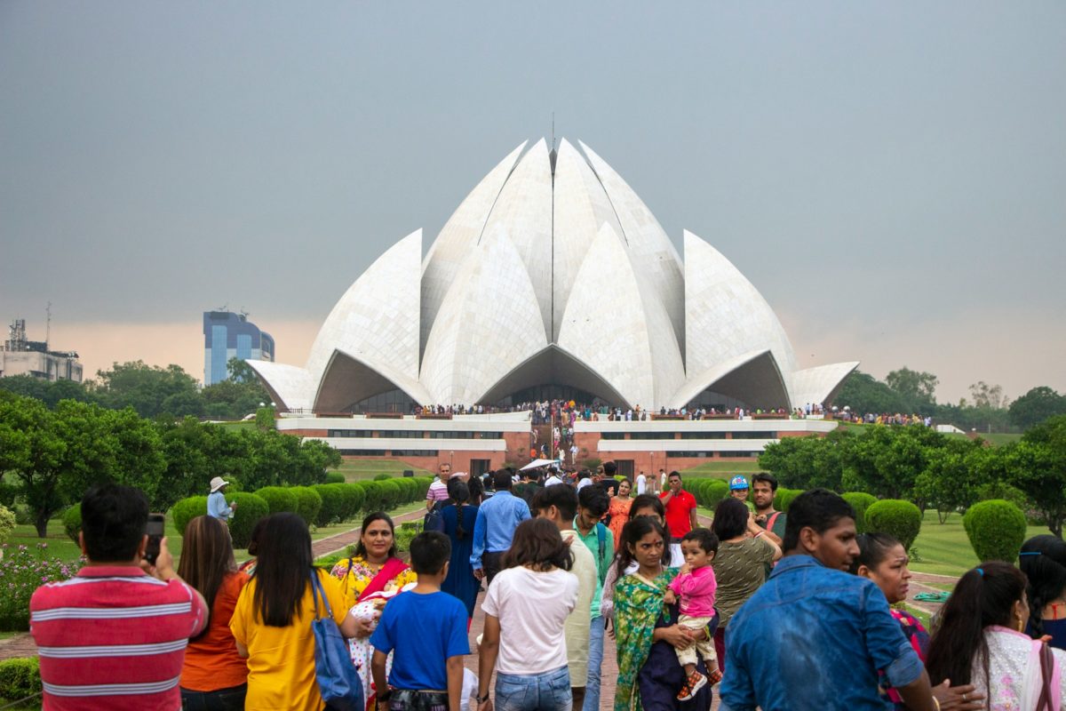 Temple du lotus à New Delhi, une merveille d'architecture biomimétique